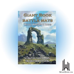 GIANT BOOK OF BATTLE MATS WILDS WRECKS & RUINS